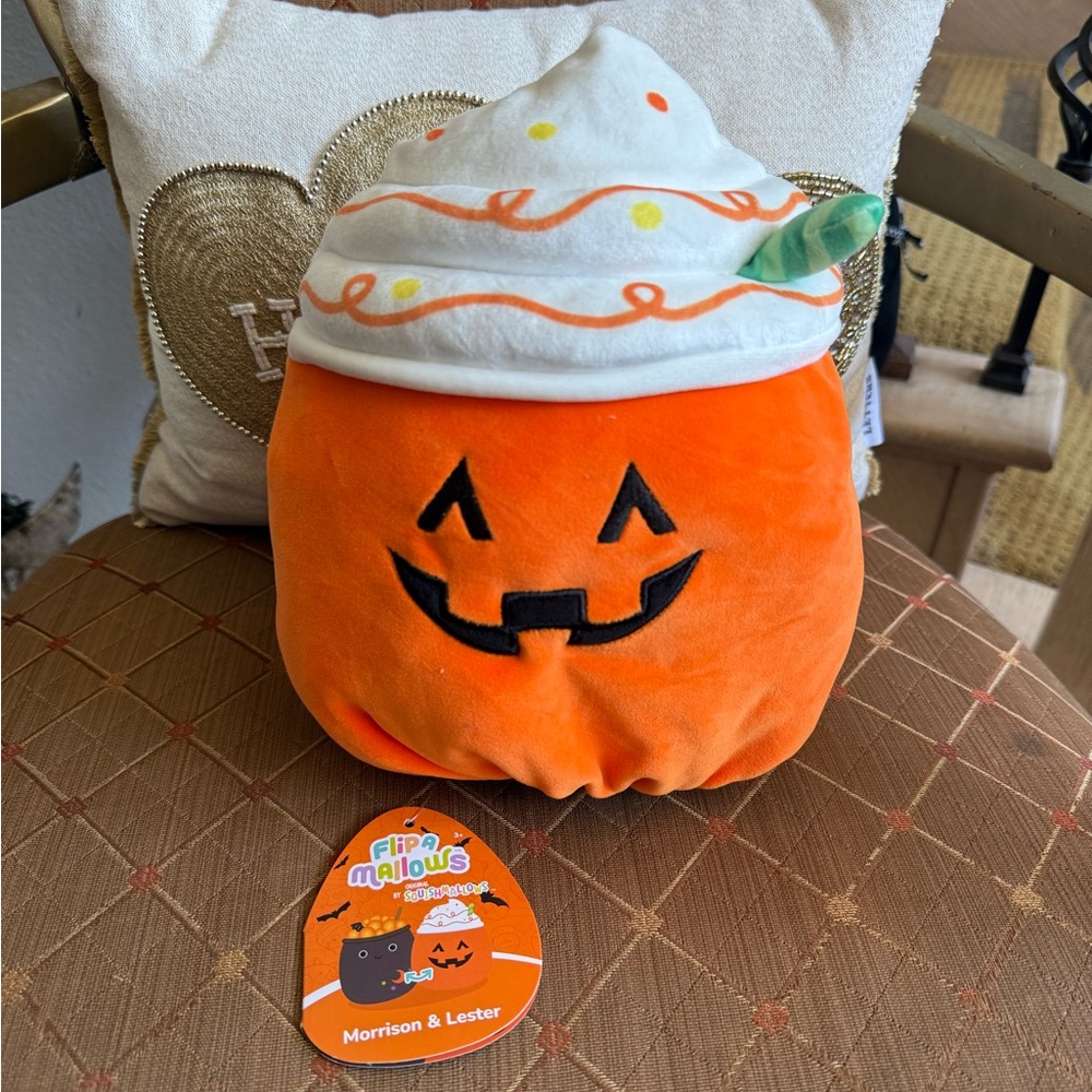BNWT Squishmallows Flip a Mallows Morrison and Lester Cauldron and PSL - Picture 1 of 4